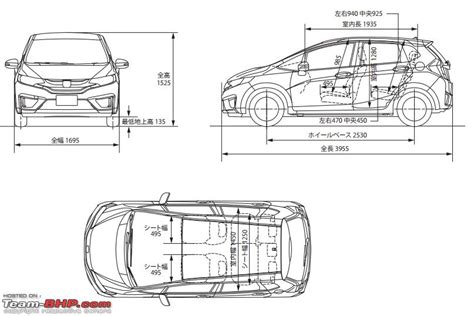 honda jazz 2019 dimensions.